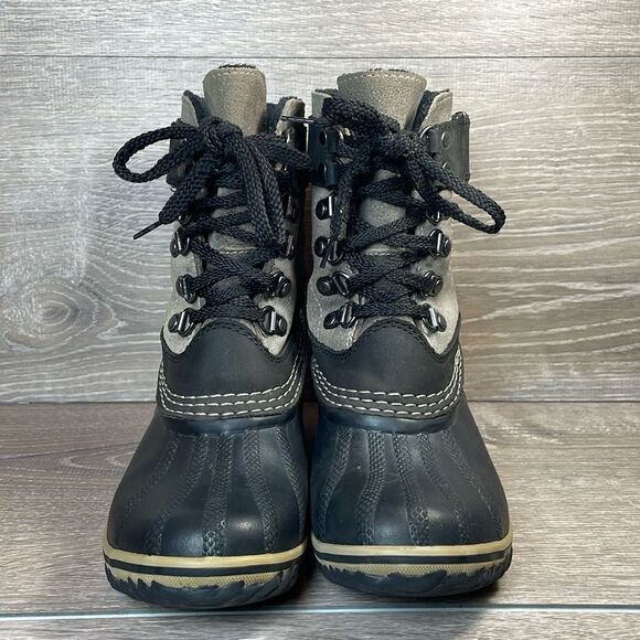 Sorel Winter Fancy Lace II Warm Waterproof Women’s Size 5 Black Kettle Boots - Picture 2 of 12